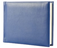 Royal Blue Leather Photograph Album