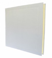 Shimmering Silver Silk Photograph Album