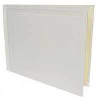 Gentle Ivory Silk Baby Photograph Album