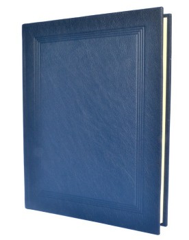 Navy Leather Photograph Album