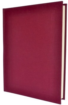 Burgundy Linen Photograph Album